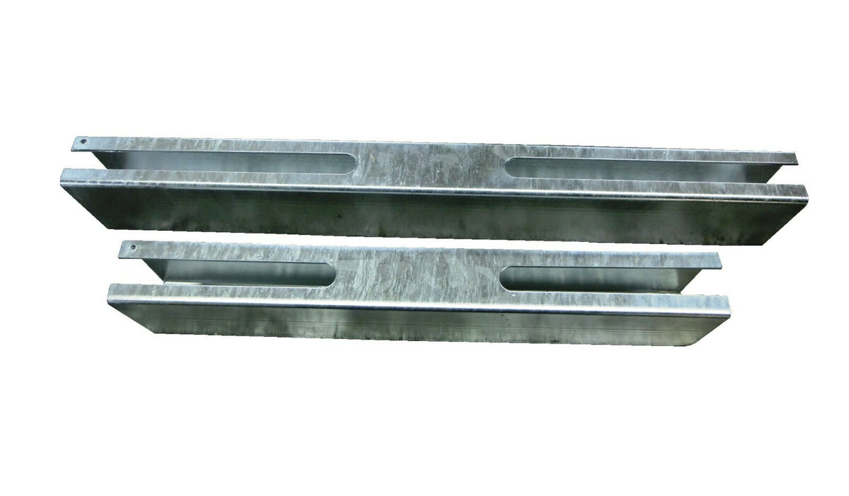 Pfostenadapter Pfostenverlängerung 300 400mm Doppelstabzaun Zaun Zaunerhöhung 23